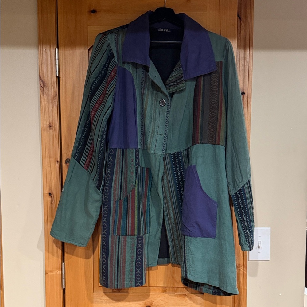 Jayli patchwork jacket, - image 1